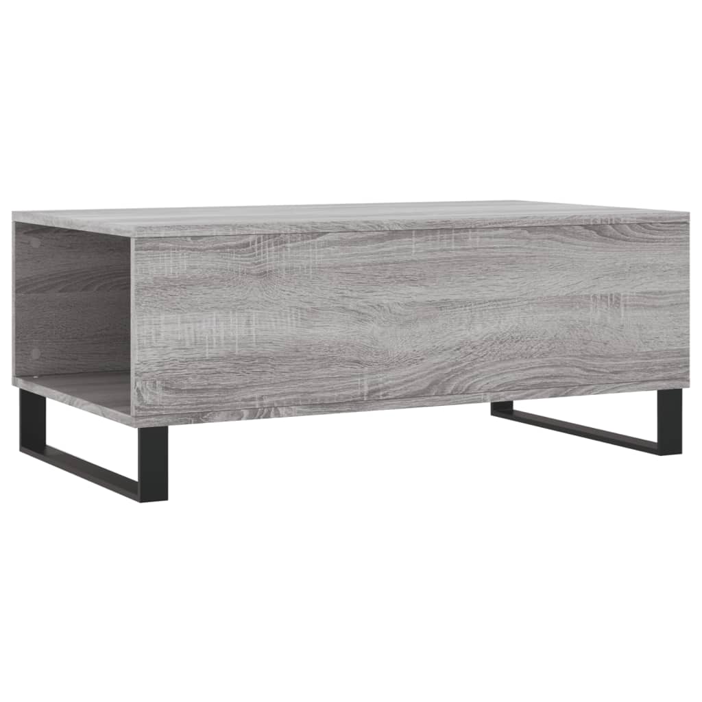 vidaXL Couchtisch Grau Sonoma 90x50x36,5 cm Holzwerkstoff