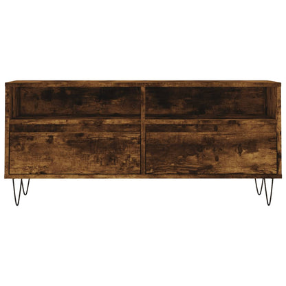 vidaXL TV-Schrank Räuchereiche 100x34,5x44,5 cm Holzwerkstoff