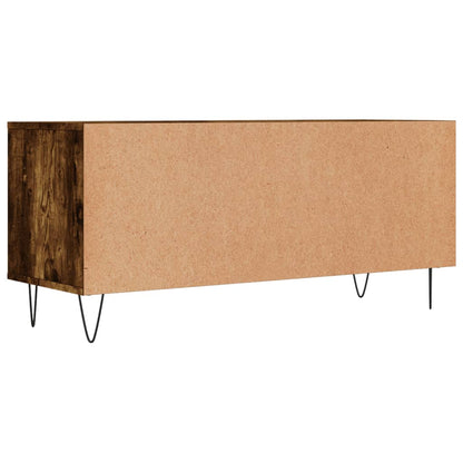 vidaXL TV-Schrank Räuchereiche 100x34,5x44,5 cm Holzwerkstoff