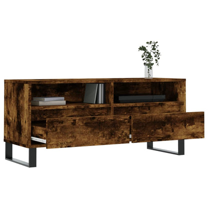 vidaXL TV-Schrank Räuchereiche 100x34,5x44,5 cm Holzwerkstoff