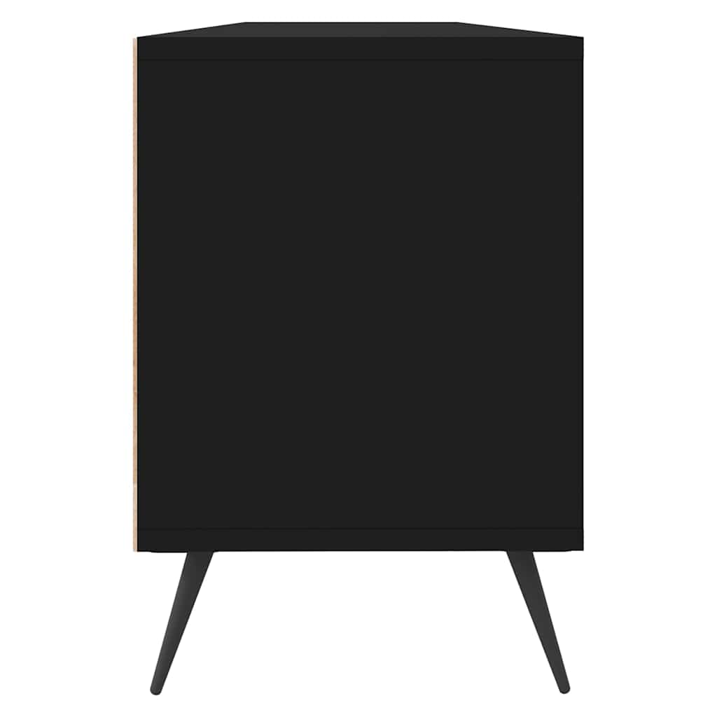 vidaXL TV-Schrank Schwarz 150x30x44,5 cm Holzwerkstoff