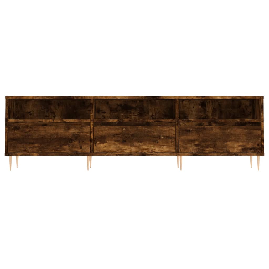 vidaXL TV-Schrank Räuchereiche 150x30x44,5 cm Holzwerkstoff
