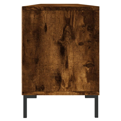 vidaXL Meuble TV chêne fumé 150x30x44,5 cm bois d'ingénierie