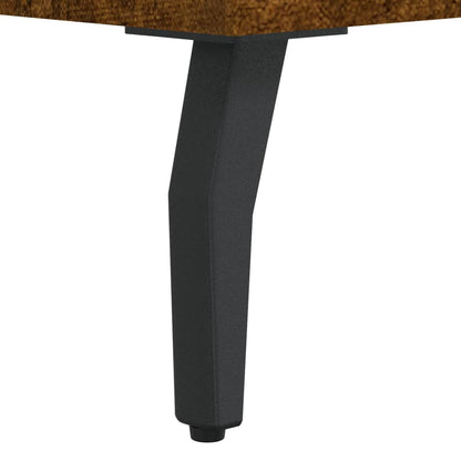 vidaXL Meuble TV chêne fumé 150x30x44,5 cm bois d'ingénierie