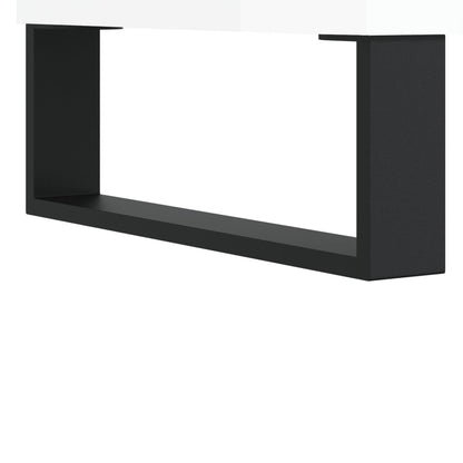 vidaXL TV-Schrank Hochglanz-Weiß 150x30x44,5 cm Holzwerkstoff