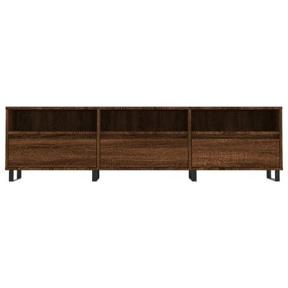 vidaXL Meuble TV Chêne Marron 150x30x44,5 cm Bois d'ingénierie
