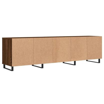 vidaXL Meuble TV Chêne Marron 150x30x44,5 cm Bois d'ingénierie