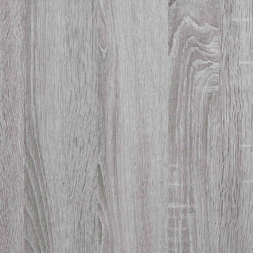 vidaXL Badschrank Grau Sonoma 30x30x100 cm Holzwerkstoff