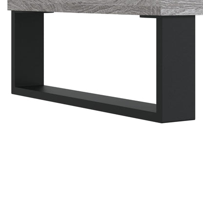 vidaXL Badschrank Grau Sonoma 30x30x100 cm Holzwerkstoff