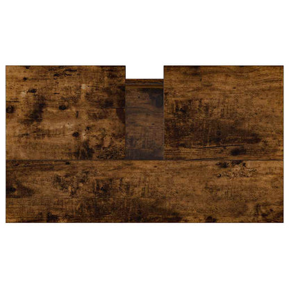 vidaXL Badschrank Hochglanz-Weiß 58x33x60 cm Holzwerkstoff
