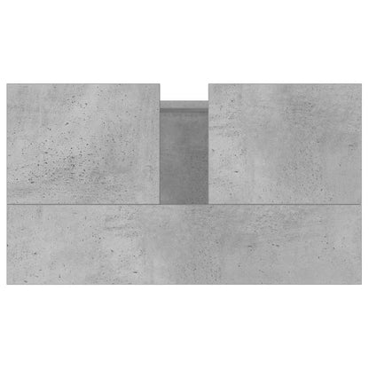 vidaXL Badschrank Betongrau 58 x 33 x 60 cm Holzwerkstoff