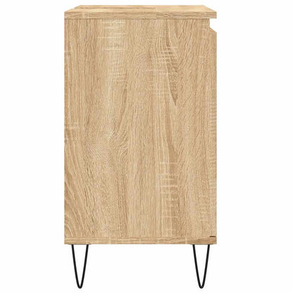 vidaXL Badschrank Sonoma-Eiche 58x33x60 cm Holzwerkstoff
