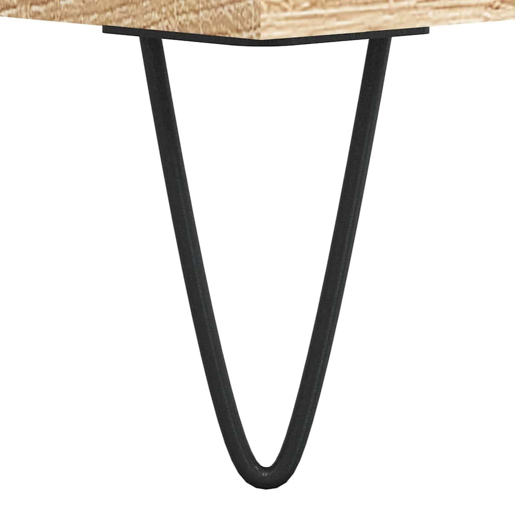 vidaXL Badschrank Sonoma-Eiche 58x33x60 cm Holzwerkstoff