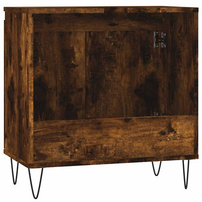 vidaXL Badschrank Räuchereiche 58x33x60 cm Holzwerkstoff