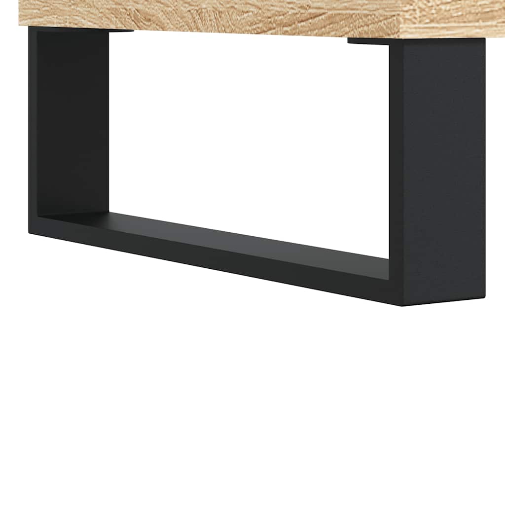 vidaXL Badschrank Sonoma-Eiche 58x33x60 cm Holzwerkstoff