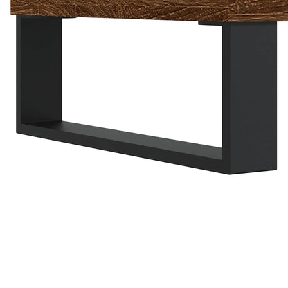 vidaXL Badschrank Braun Eichen-Optik 58x33x60 cm Holzwerkstoff