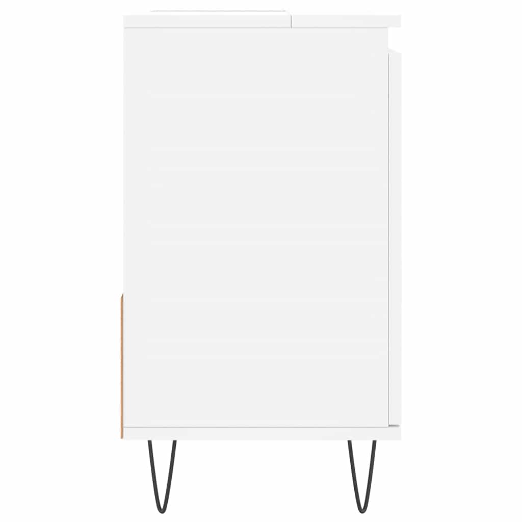 vidaXL Badschrank Weiß 65x33x60 cm Holzwerkstoff