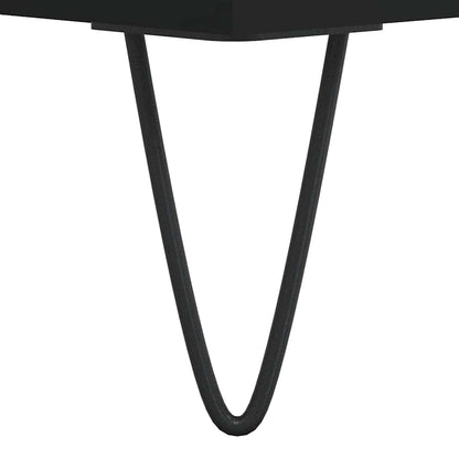 vidaXL Badschrank Schwarz 65x33x60 cm Holzwerkstoff
