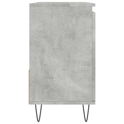 vidaXL Badschrank Betongrau 65x33x60 cm Holzwerkstoff