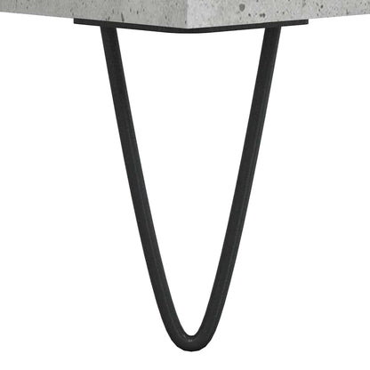 vidaXL Badschrank Betongrau 65x33x60 cm Holzwerkstoff