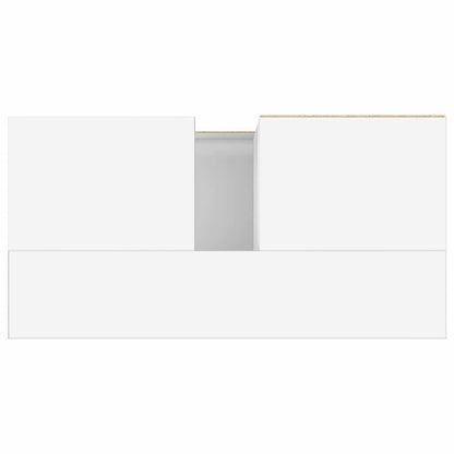 vidaXL Badschrank Weiß 65x33x60 cm Holzwerkstoff