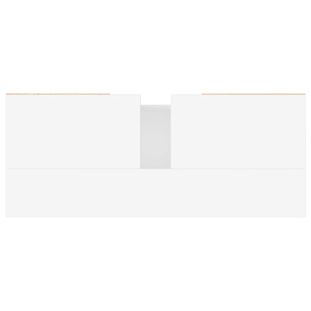 vidaXL Badschrank Weiß 80x33x60 cm Holzwerkstoff