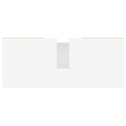 vidaXL Badschrank Weiß 80x33x60 cm Holzwerkstoff
