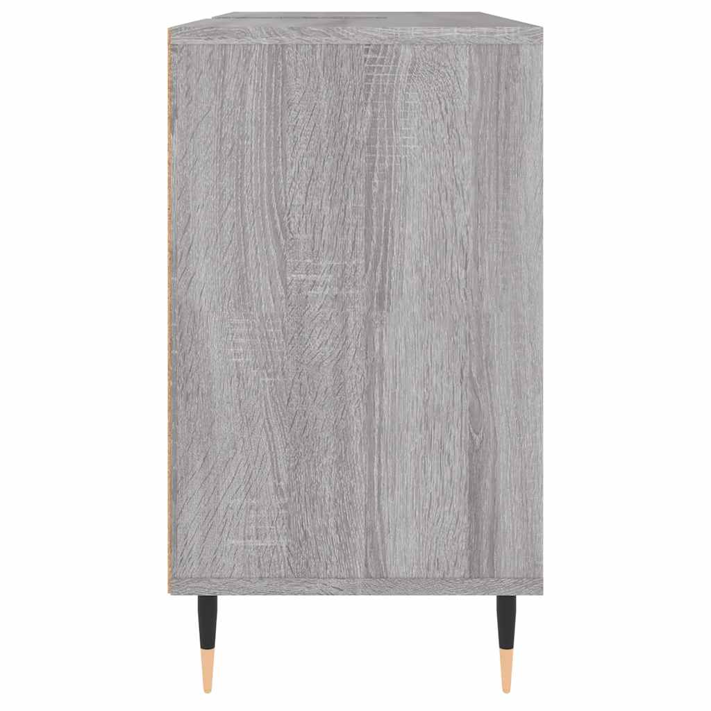 vidaXL Badschrank Grau Sonoma 80x33x60 cm Holzwerkstoff