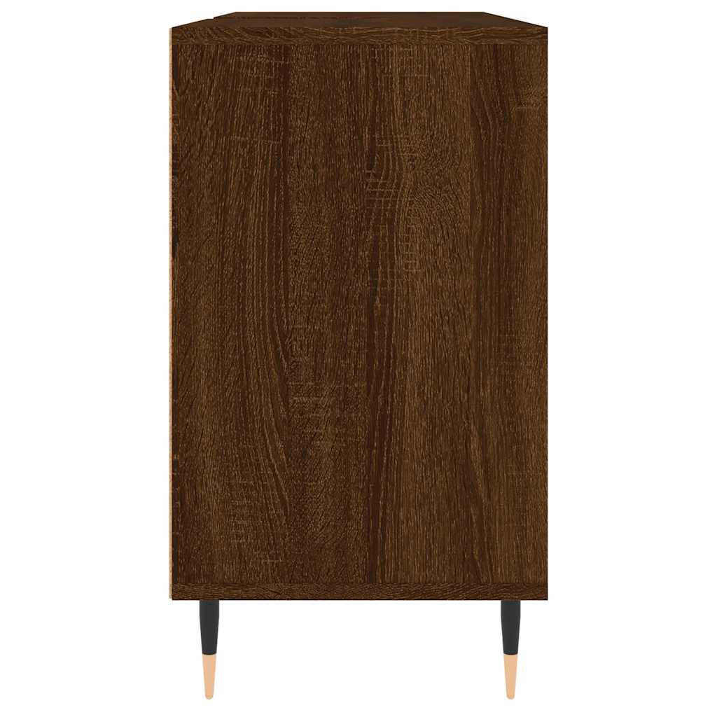 vidaXL Badschrank Braun Eichen-Optik 80x33x60 cm Holzwerkstoff