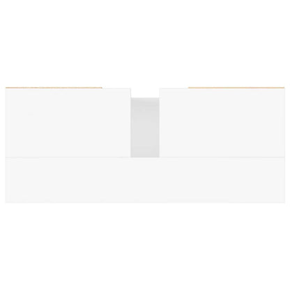 vidaXL Badschrank Weiß 80x33x60 cm Holzwerkstoff