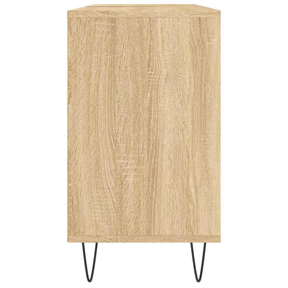vidaXL Badschrank Sonoma-Eiche 80x33x60 cm Holzwerkstoff