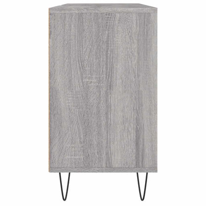 vidaXL Badschrank Grau Sonoma 80x33x60 cm Holzwerkstoff