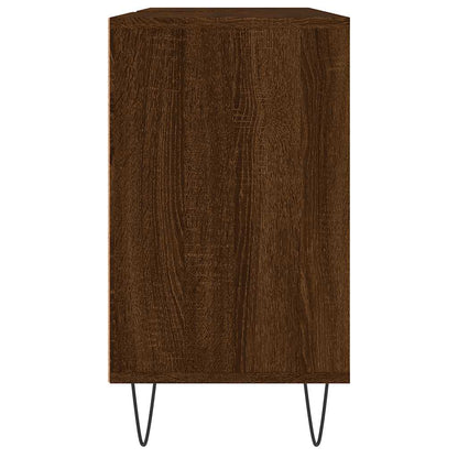 vidaXL Badschrank Braun Eichen-Optik 80x33x60 cm Holzwerkstoff