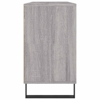 vidaXL Badschrank Grau Sonoma 80x33x60 cm Holzwerkstoff