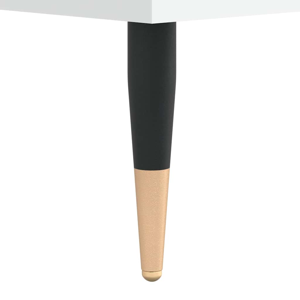 vidaXL Meuble sous lavabo blanc 80x33x60 cm Bois d'ingénierie