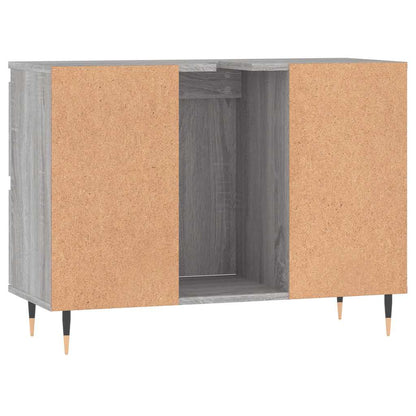 vidaXL Meuble de salle de bain gris Sonoma 80x33x60 cm en bois d'ingénierie