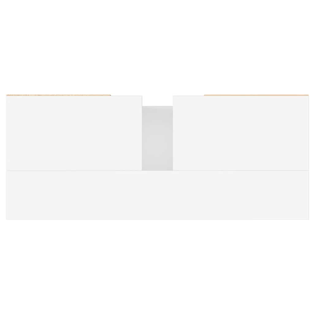 vidaXL Badschrank Weiß 80x33x60 cm Holzwerkstoff