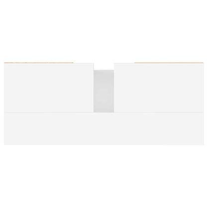 vidaXL Badschrank Weiß 80x33x60 cm Holzwerkstoff