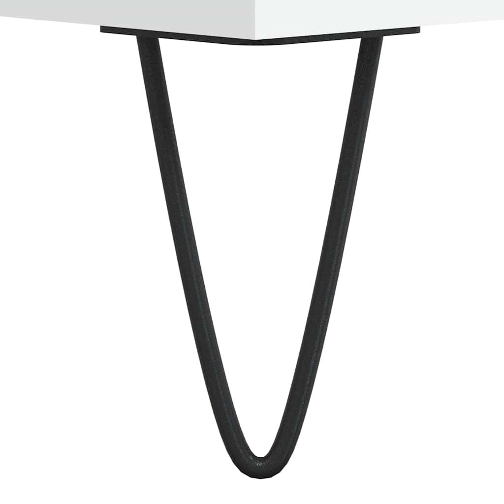 vidaXL Badschrank Weiß 80x33x60 cm Holzwerkstoff