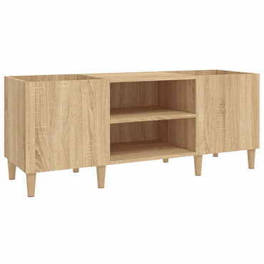 vidaXL Schallplattenschrank Sonoma-Eiche 121 x 38 x 48 cm Holzwerkstoff