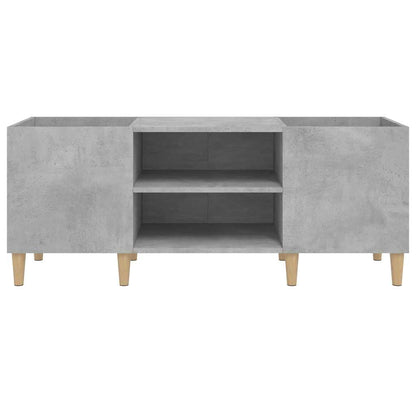 vidaXL Plattenschrank Betongrau 121x38x48 cm Holzwerkstoff