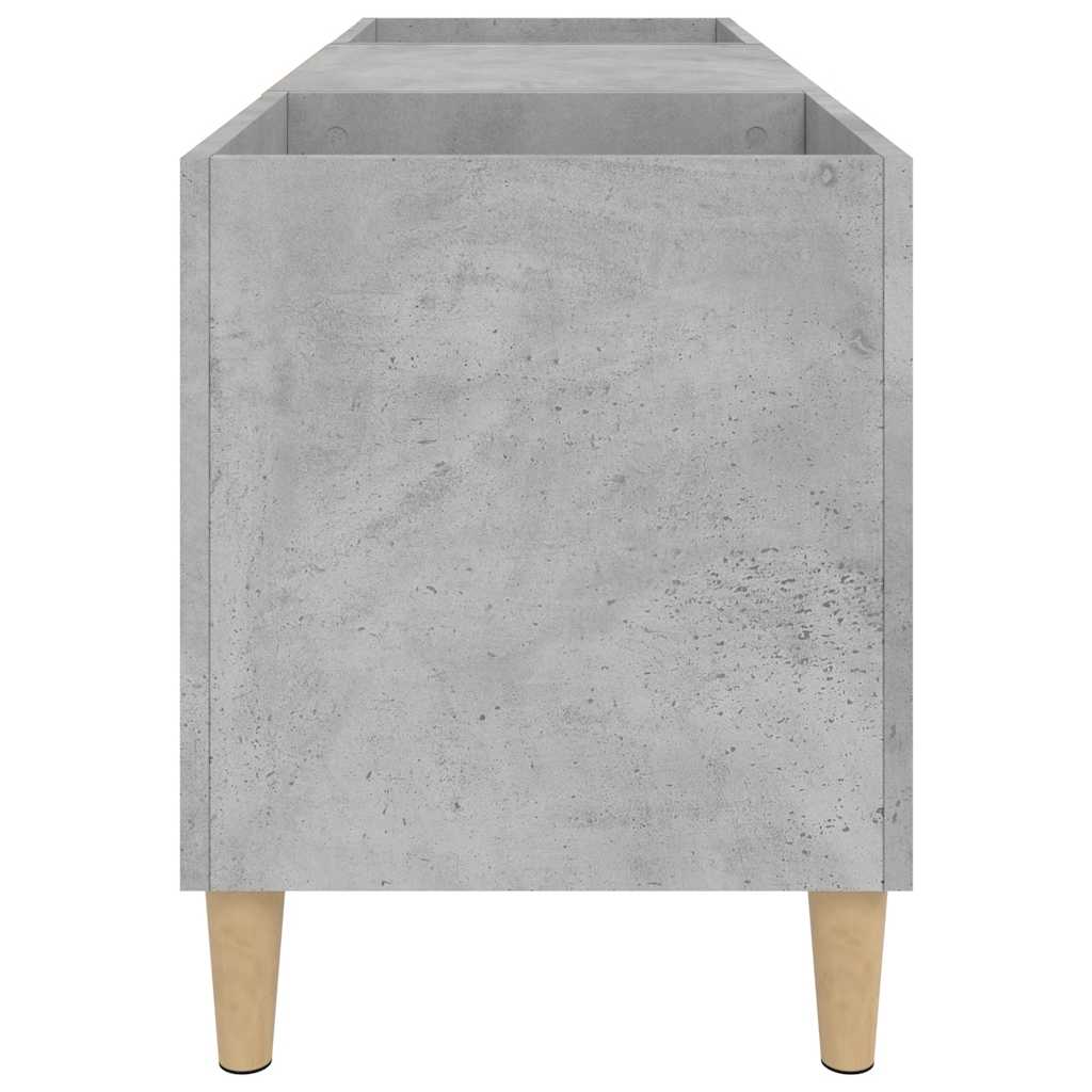 vidaXL Plattenschrank Betongrau 121x38x48 cm Holzwerkstoff