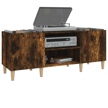 vidaXL Plattenschrank Räuchereiche 121x38x48 cm Holzwerkstoff