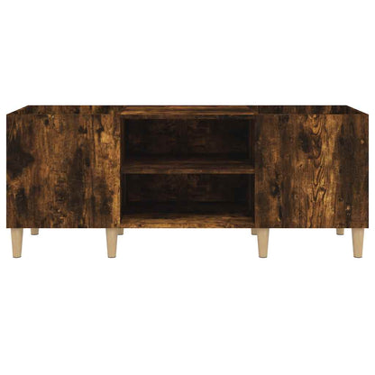 vidaXL Plattenschrank Räuchereiche 121x38x48 cm Holzwerkstoff