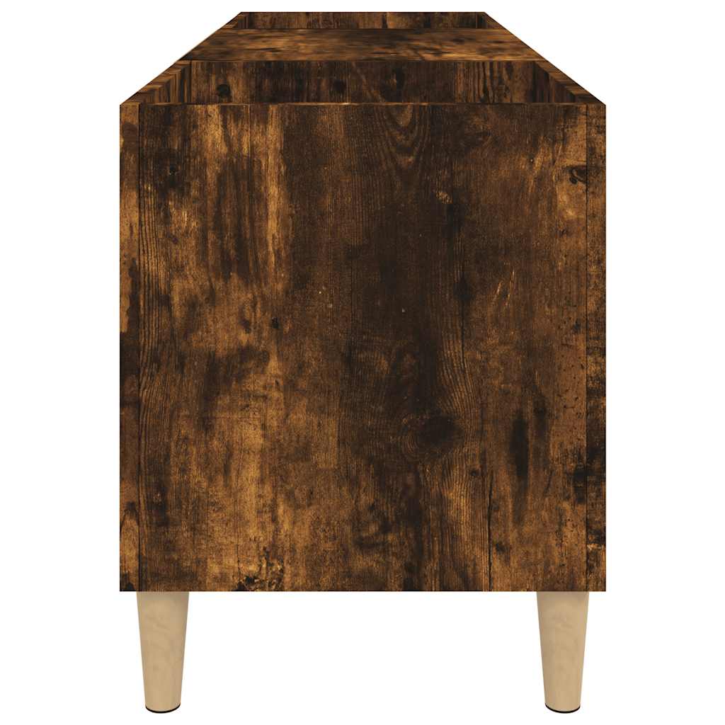 vidaXL Plattenschrank Räuchereiche 121x38x48 cm Holzwerkstoff