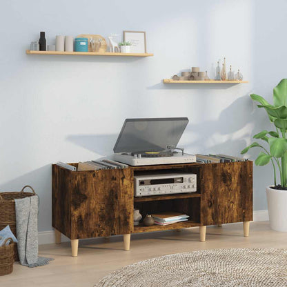 vidaXL Plattenschrank Räuchereiche 121x38x48 cm Holzwerkstoff