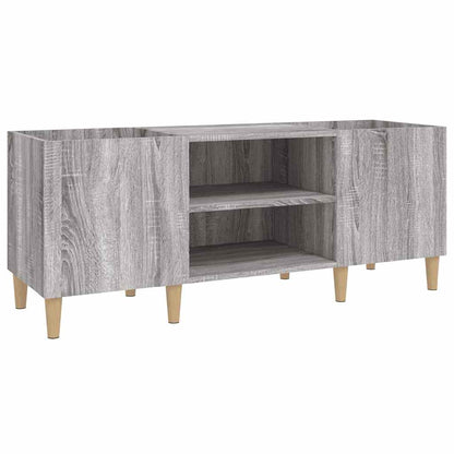 vidaXL Meuble de rangement pour disques gris sonoma 121x38x48 cm bois d'ingénierie