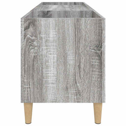 vidaXL Meuble de rangement pour disques gris sonoma 121x38x48 cm bois d'ingénierie