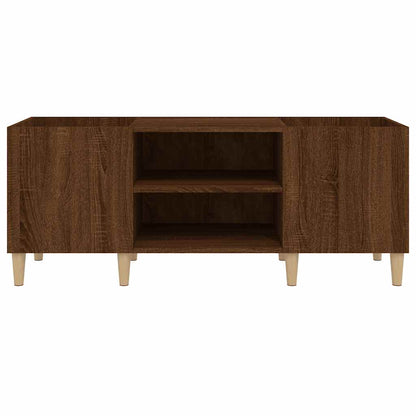 vidaXL Plattenschrank Braun Eichen-Optik 121x38x48 cm Holzwerkstoff