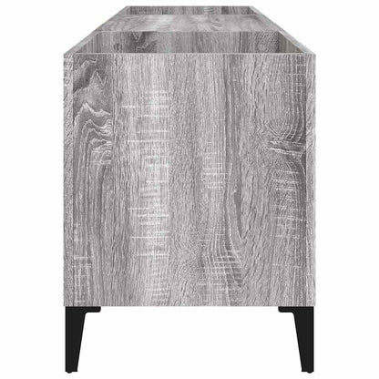 vidaXL Plattenschrank Grau Sonoma 121x38x48 cm Holzwerkstoff